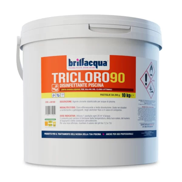 Brillacqua Tricloro90 10Kg pastiglie