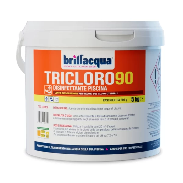 Brillacqua Tricloro90 5Kg pastiglie